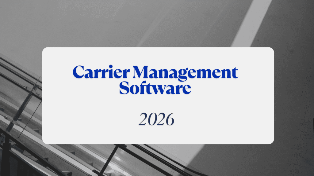Carrier Management Software